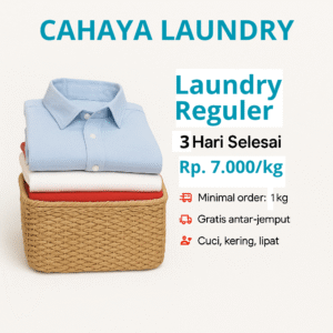 Reguler | Cahaya Laundry