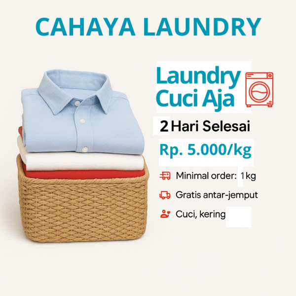 Cuci Aja | Cahaya Laundry